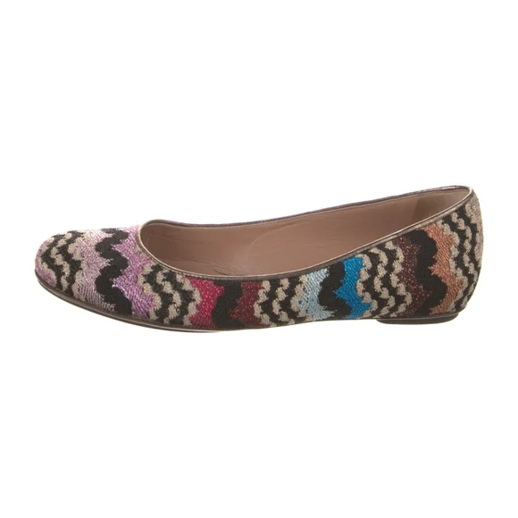 Missoni Knit Ballet Flats, Size 36.5